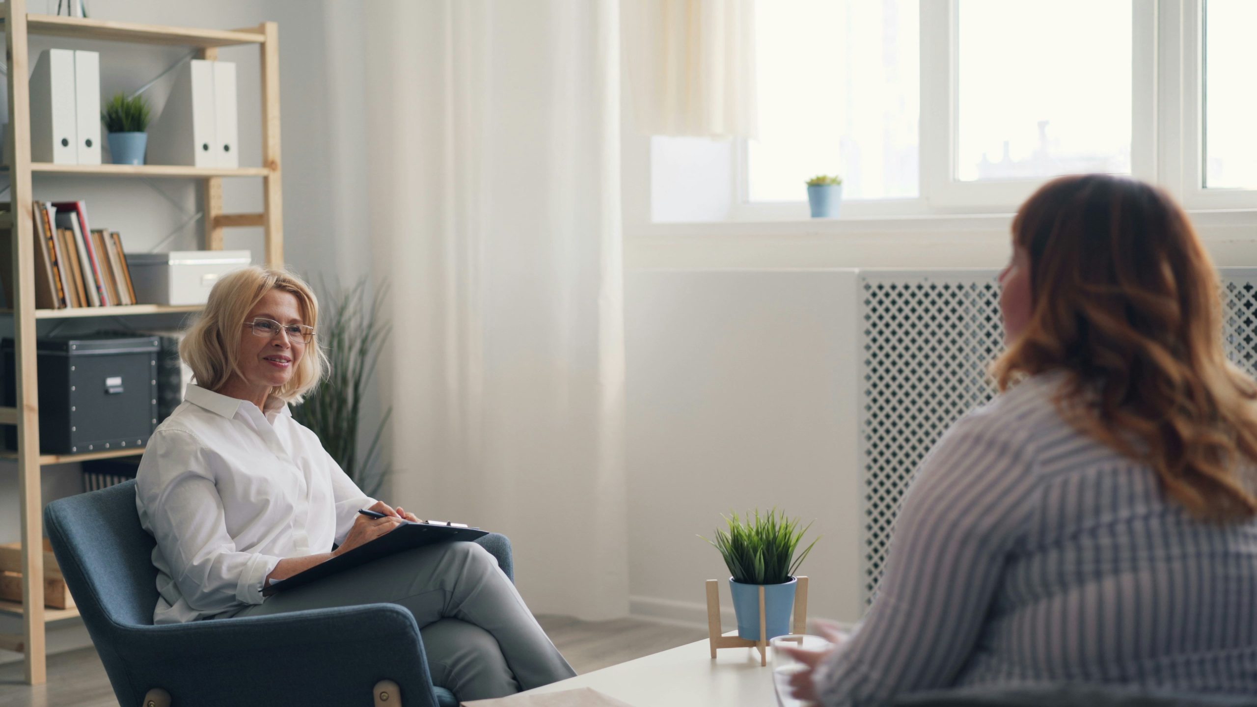 Therapists collaborating